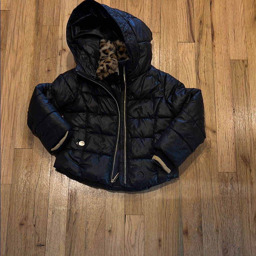 Stylish Black Kids Puffer Jacket